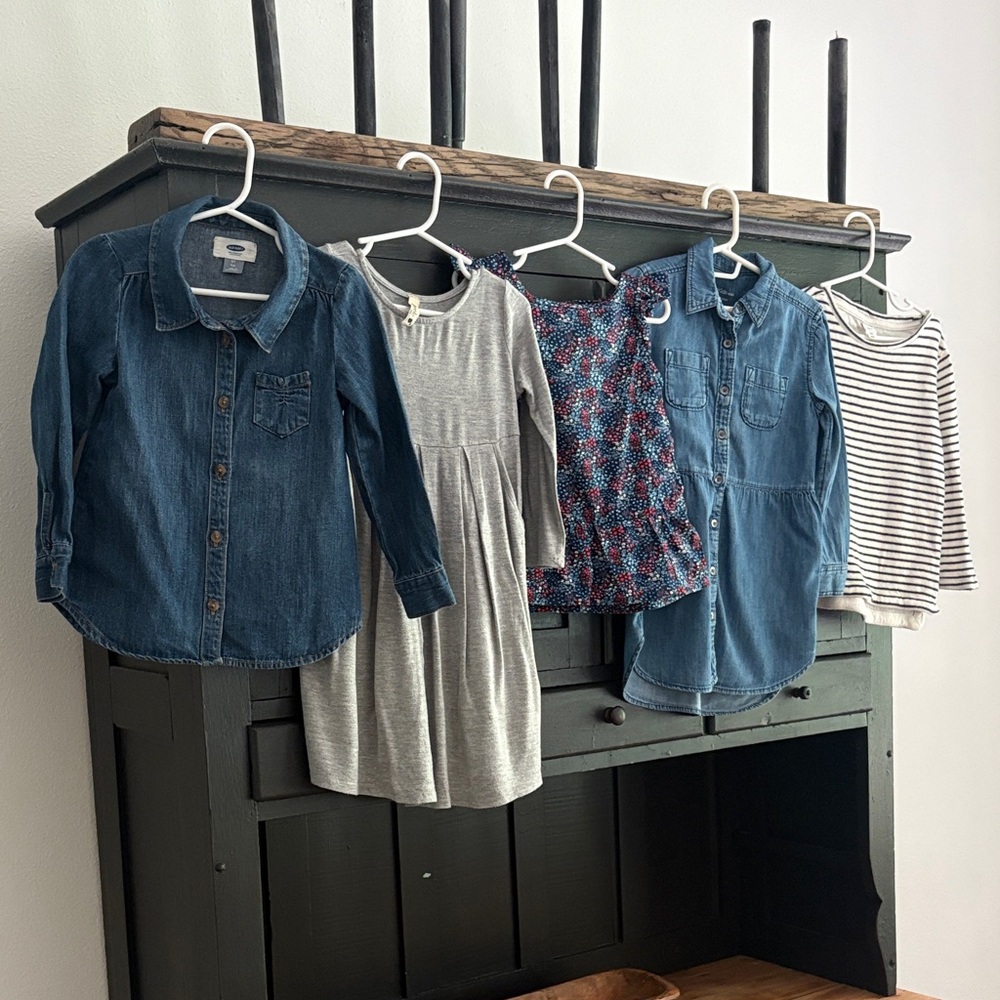 Lot of Little Girls ( 4/4T) Shirts and Dresses